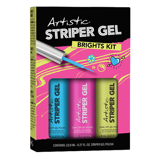 3pc Striper Gel Kit - Brights